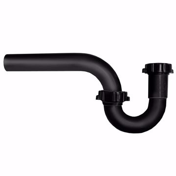 Picture of 1-1/4" Black Plastic P-Trap