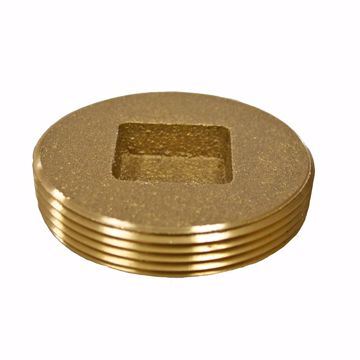 Picture of 5" Countersunk Heavy Pattern Brass Plug 5-1/2" OD