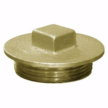 Picture of 3-1/2" New Orleans Code Brass Plug 4" OD