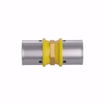 Picture of 20 mm (1/2" eq.) x 20 mm (1/2" eq.) PEXALGAS® Coupling