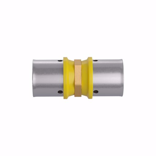 Picture of 26 mm (3/4" eq.) x 26 mm (3/4" eq.) PEXALGAS® Coupling