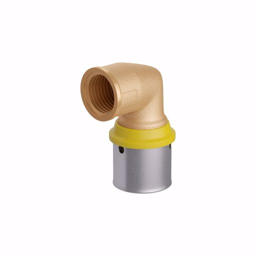 Picture of 20 mm (1/2" eq.) x 3/4" FPT PEXALGAS® 90° Elbow