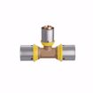 Picture of 16 mm (3/8" eq.) x 16 mm (3/8" eq.) x 20 mm (1/2" eq.) PEXALGAS® Reducing Tee