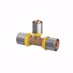 Picture of 20 mm (1/2" eq.) x 16 mm (3/8" eq.) x 16 mm (3/8" eq.) PEXALGAS® Reducing Tee