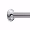 Picture of 5' Aluminum Shower Rod with Steel Flanges, Carton of 50