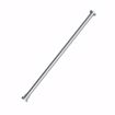 Picture of 6' Aluminum Shower Rod with Plastic Jiffy Flanges, Carton of 10