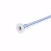 Picture of 3/8" x 20" Chrome Plated Toilet Riser with Flat Head