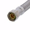 Picture of 3/8" Compression x 1/2" FIP x 9” Braided Stainless Steel Faucet Connector