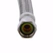 Picture of 3/8" Compression x 1/2" FIP x 12” Braided Stainless Steel Faucet Connector