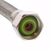 Picture of 1/2" Compression x 1/2" FIP x 30” Braided Stainless Steel Faucet Connector