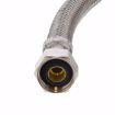 Picture of 1/2" Compression x 1/2" FIP x 36” Braided Stainless Steel Faucet Connector