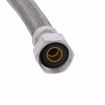 Picture of 1/2" Compression x 7/8" BC x 12” Braided Stainless Steel Toilet Connector