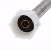 Picture of 1/2" FIP x 7/8" BC x 9” Braided Stainless Steel Toilet Connector