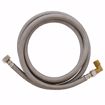 Picture of 1/2" Compression x 3/8" Compression x 72” Braided Stainless Steel Dishwasher Connector with 3/8” MIP 90° Elbow