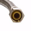 Picture of 1/2" Compression x 3/8" Compression x 72” Braided Stainless Steel Dishwasher Connector with 3/8” MIP 90° Elbow