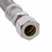 Picture of 3/8" OD x 3/8" Compression x 20” Braided Stainless Steel Delta® Style Faucet Connector