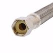 Picture of 3/8" Flare x 3/8" Compression x 20” Braided Stainless Steel Texas Style Faucet Connector