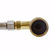 Picture of 3/8" Compression x 3/8" MIP x 72” Braided Stainless Steel Dishwasher Connector with 90° Garden Hose Elbow