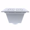 Picture of 2" PVC Hub Fit Floor Sink with Full Top Grate and Dome Bottom Grate