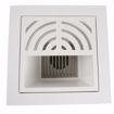 Picture of 2" x 3" PVC Pipe Fit Floor Sink with 1/2 Top Grate and Flat Bottom Grate