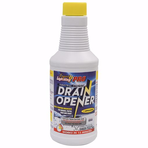 Picture of 1 Pint, Liquid Lightning Pro Drain Opener, Carton of 12