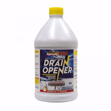 Picture of 1/2 Gallon, Liquid Lightning Pro Drain Opener, Carton of 6