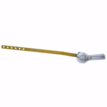 Picture of Chrome Plated Tank Trip Lever with 10" Brass Arm and Metal Spud and Nut