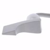 Picture of White Decorative Tank Trip Lever for American Standard® 4" ABS Plastic Arm, Spud and Nut for Beaded Chain