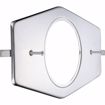 Picture of Single Handle Stainless Steel Remodel Trim Plate with Mounting Hardware