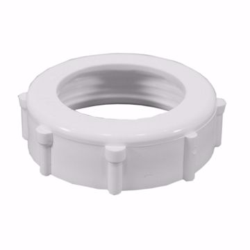 Picture of 1-1/4" x 1-1/4" Plastic Slip Joint Nut, 100 pcs.