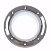 Picture of 4" PVC Closet Flange with Stainless Steel Ring less Knockout