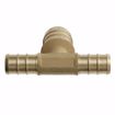 Picture of 1/2" x 1/2" x 3/4" F1807 Brass PEX Reducing Tee, Bag of 50