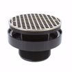 Picture of 3" x 4" LevelBest® Complete Pipe Fit Drain System with 3" Plastic Spud and 6" Nickel Bronze Strainer