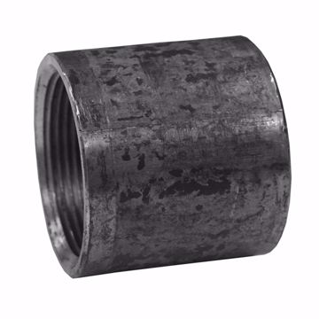 Picture of 1" Black Steel Standard Merchant Coupling