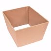 Picture of 14 1/2” L x 11 5/16” W x 6” D Cardboard Tub Box, Wax Coated