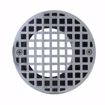 Picture of 2" Heavy Duty PVC Drain Base with 3-1/2" Plastic Spud and 5" Chrome Plated Strainer