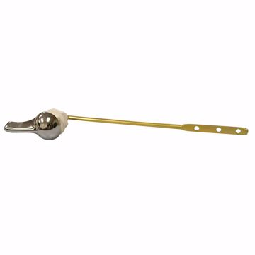 Picture of Chrome Plated Fit-All Tank Trip Lever 8" Aluminum Arm with Plastic Spud and Nut