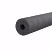 Picture of 7/8" ID (3/4" CTS 1/2" IPS) Semi-Slit Black Polyethylene Foam Pipe Insulation, 3/8" Wall Thickness, 276 ft. per Carton