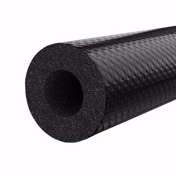 Picture of 7/8" ID (3/4" CTS 1/2" IPS) Titan™ Seamless Black UV Resistant Rubber Pipe Insulation, 1/2" Wall Thickness, 228 ft. per Carton