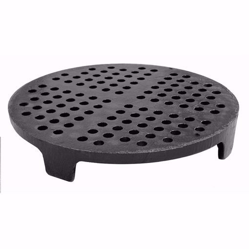 Picture of 8" Perforated Sewer Strainer with Legs - Diameter 10-1/8"