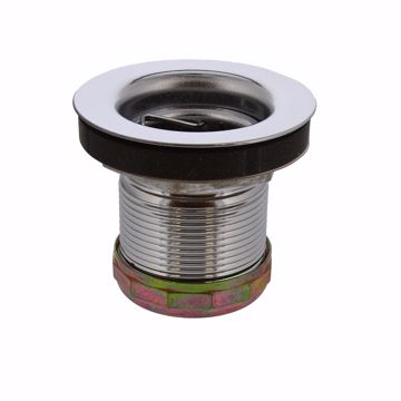 Picture of Chrome Plated Brass Junior Basket Strainer with Deep Cup