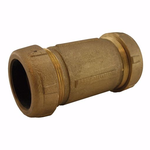 Picture of 1-1/2" IPS Bronze Compression Coupling