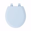 Picture of Dresden Blue Deluxe Molded Wood Toilet Seat, Closed Front with Cover, Round