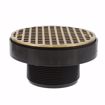 Picture of 3-1/2" LevelBest® Adapter with 3-1/2" Plastic Spud and 6" Nickel Bronze Strainer