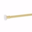 Picture of 3/8" x 12" Polished Brass Toilet Riser with Flat Head