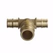 Picture of 1/2" x 1/2" x 3/4" F1960 Brass PEX Reducing Tee, Bag of 25