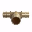 Picture of 3/4" x 3/4" x 1" F1960 Brass PEX Reducing Tee, Bag of 10