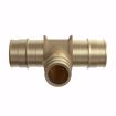 Picture of 1" x 1" x 3/4" F1960 Brass PEX Reducing Tee, Bag of 10