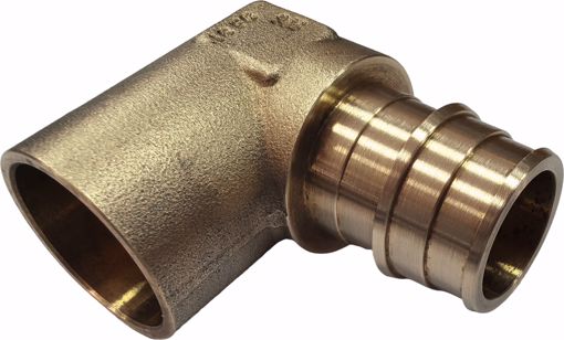 Picture of 3/4" F1960 Brass PEX Adapter, Bag of 10