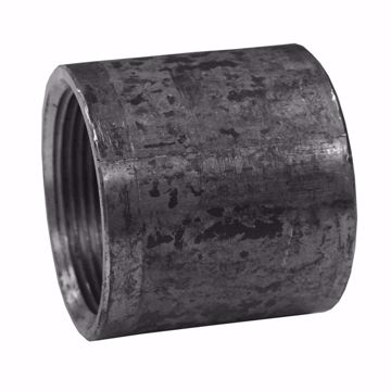 Picture of 1/2" Black Steel Standard Merchant Coupling